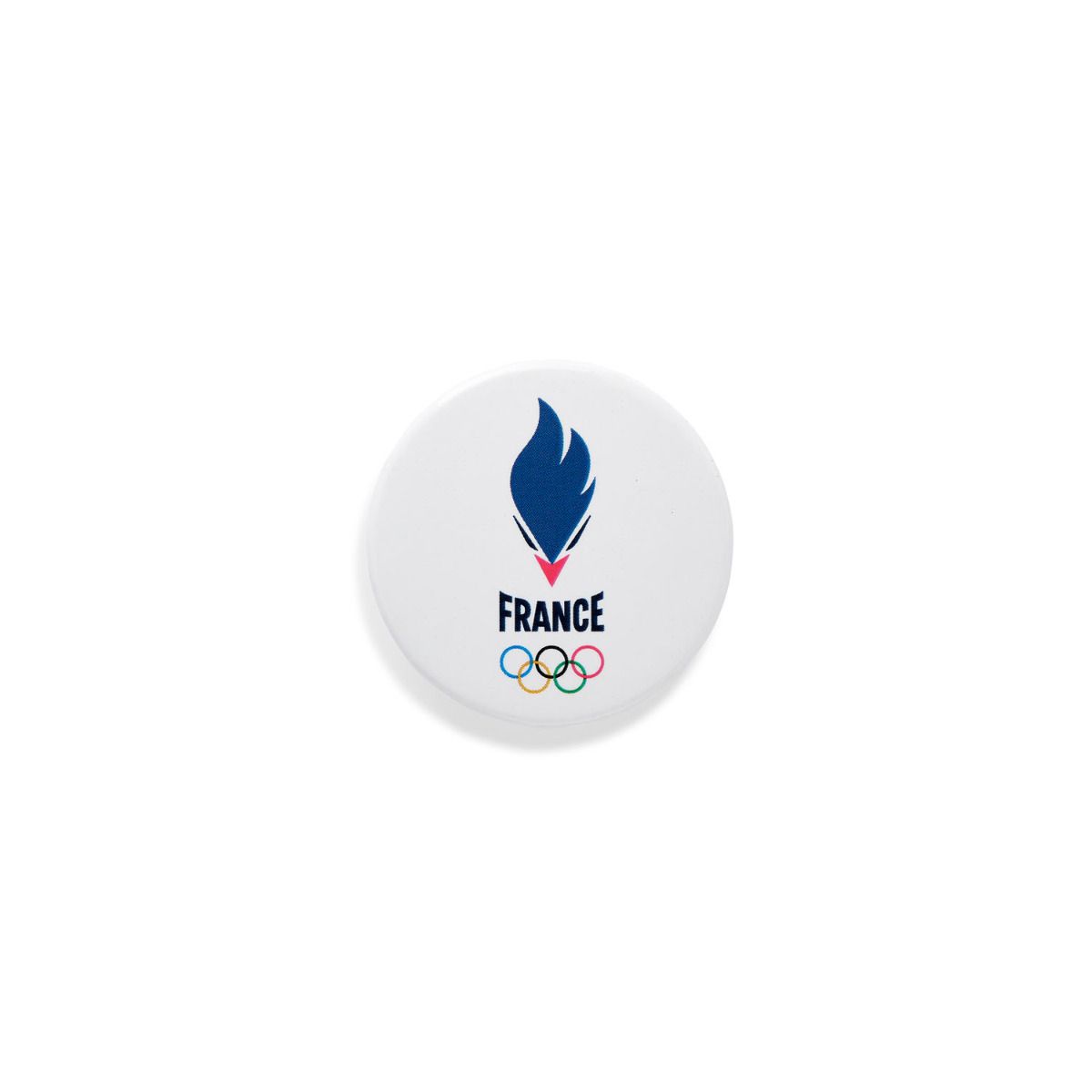 Badge JO 2024 - Équipe de France en aluminium