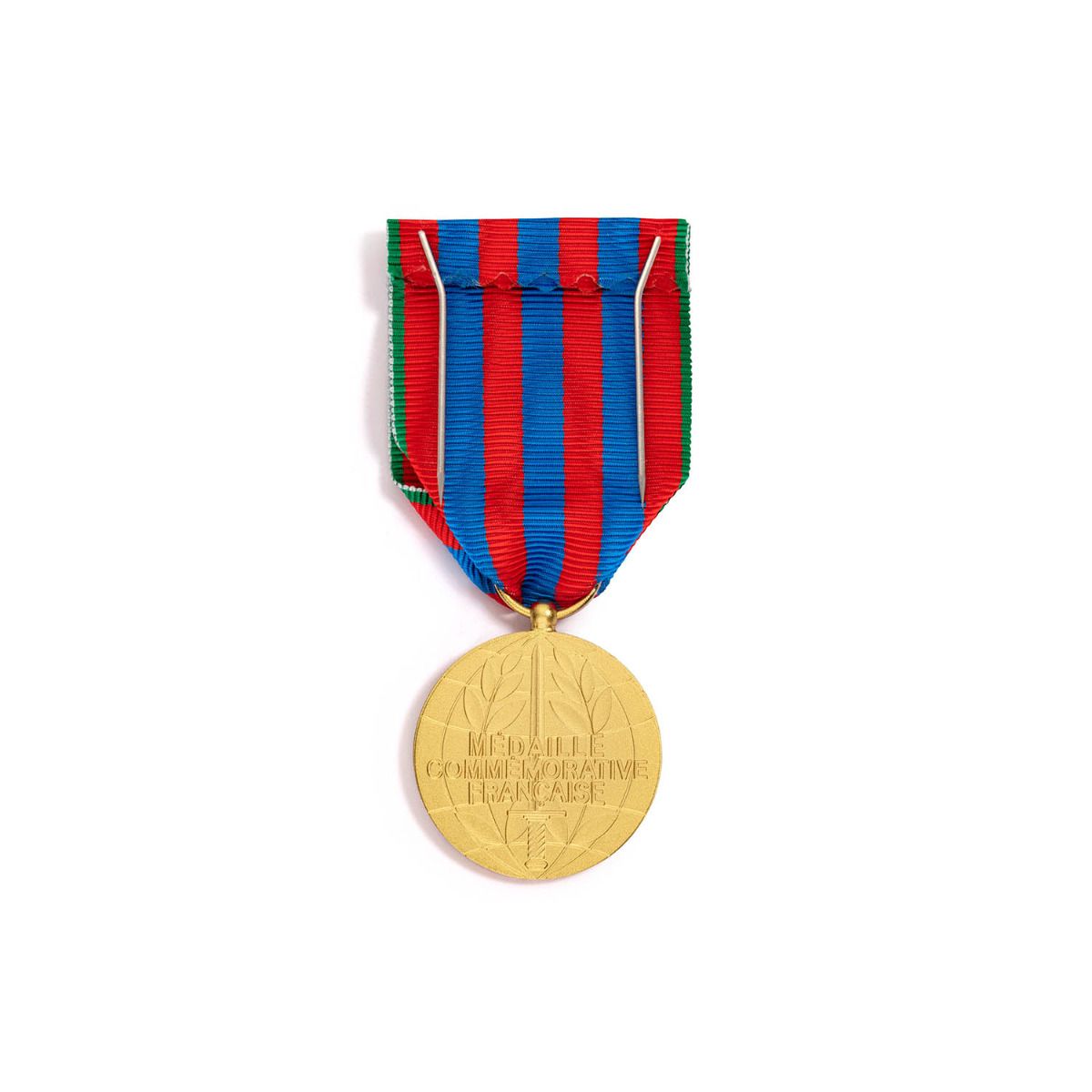 Médaille Commémorative Française en Bronze doré revers