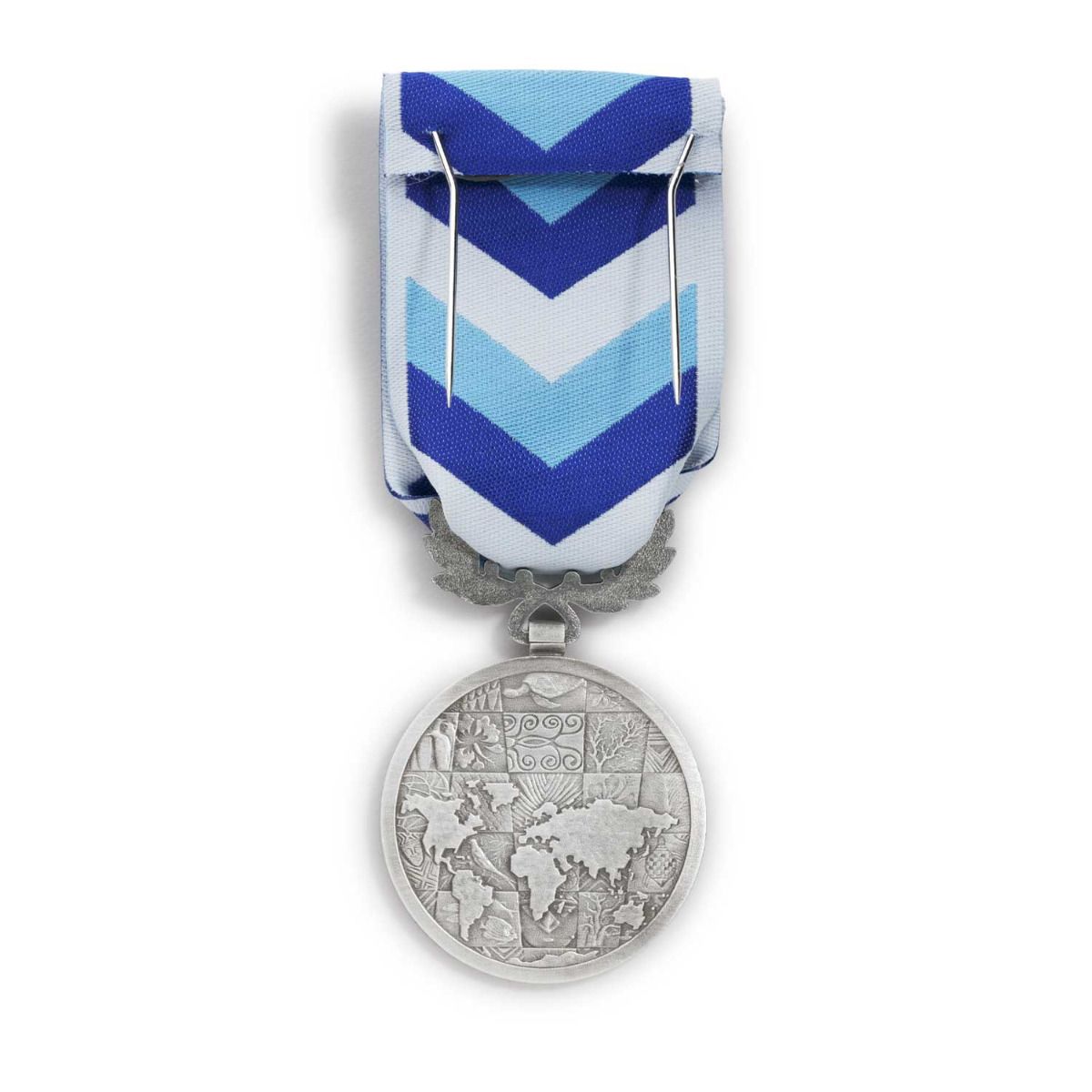 Médaille de l'Engagement ultramarin - échelon argent - bronze argenté revers