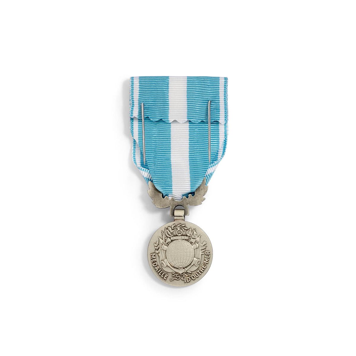 Médaille Outre-Mer en Bronze argenté revers