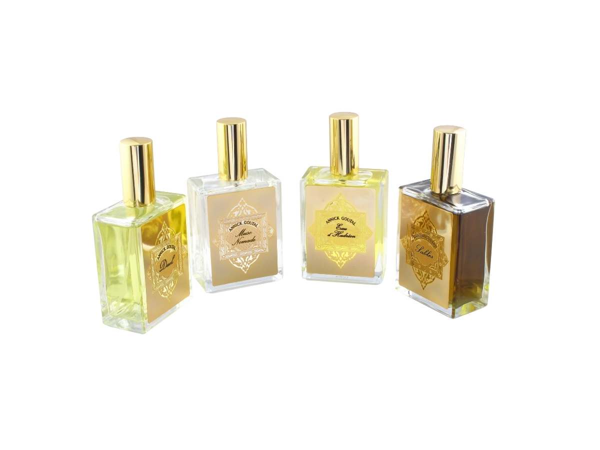 Étiquettes de flacons Annick Goutal